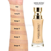 Miss Rose Foundation Unique Double Wear B#3 35ml - YehChez.pk